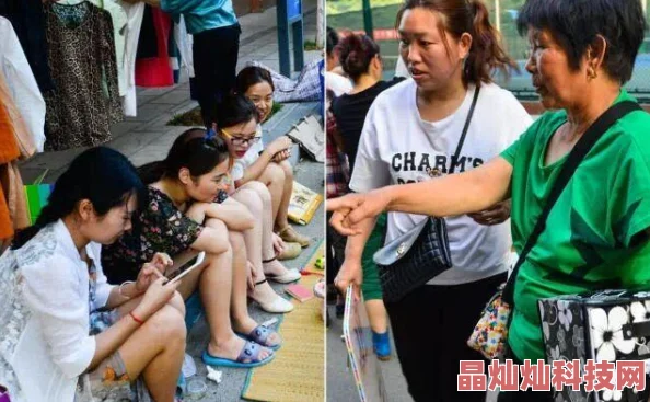 男女激烈动态图120秒小区业主自发组织跳蚤市场周末热闹非凡