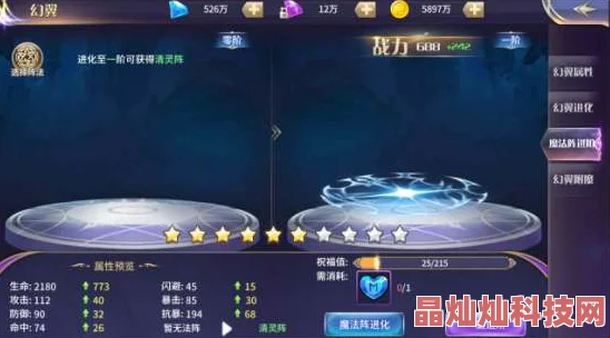 仙语星辰幻翼系统全新玩法揭秘：翅膀进阶攻略与附魔技巧详解