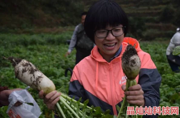 旅行者和派蒙拔萝卜萝卜太大了两人合力还是纹丝不动