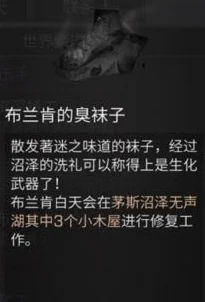 明日之后攻略：如何获取布兰肯的臭袜子？网友热议——河边垂钓概率揭秘！