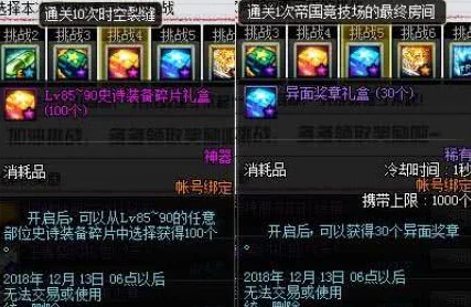 DNF四天一挑战活动盛启，网友热议：王者契约礼包奖励超丰厚！